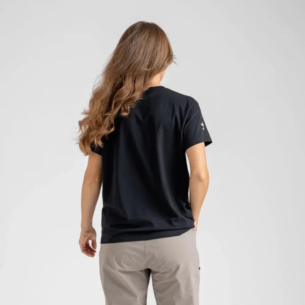 Unuo Women's Organic Cotton T-shirt — Black