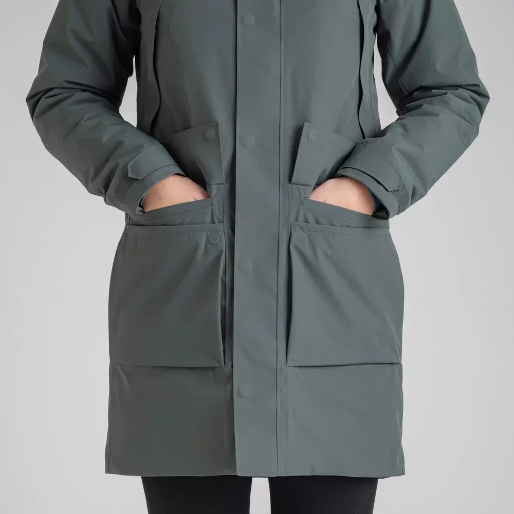 Urbo Women's Insulated Parka — Beige